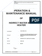 O&M Mannual Water Bath heater