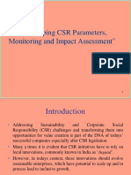 Evaluation Impact CSR