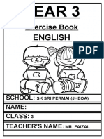 Exercise Books's Cover Y3