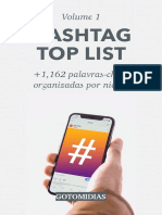 Hashtag Top List VOL 1 - +1,160 Palavras-Chave Organizadas Por Nicho PDF
