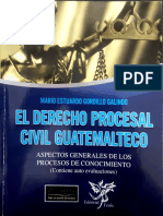 Mario Estuardo Gordillo Galindo - Derecho Procesal Civil Guatemalteco-1 PDF