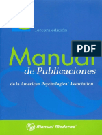 Libro Manual de Publicaciones APA Re PDF