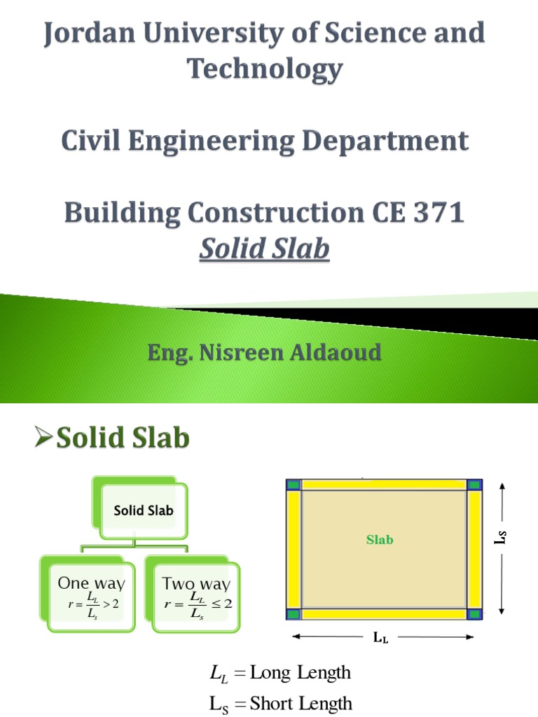 Solid Slab Load Distribution Analysis | PDF | Beam (Structure) | Area