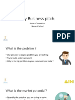 Business Pitch Template PDF