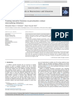 Articol 4 - Training executive function in preschoolers reduce externalizing behaviors