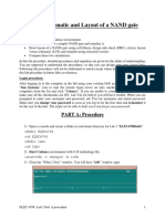 Lab 1: Schematic and Layout of a NAND Gate