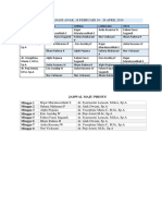 Jadwal Koass Anak 2019