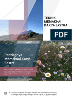 Memaknai Karya Sastra