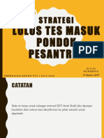 Strategi Lulus Tes Masuk Ponpes - 2019 PDF