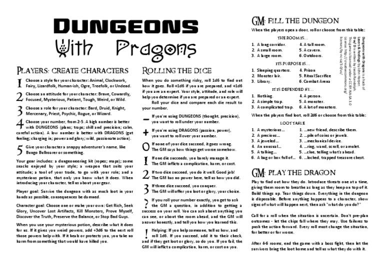 Dungeons With Dragons | PDF | Leisure | Sports