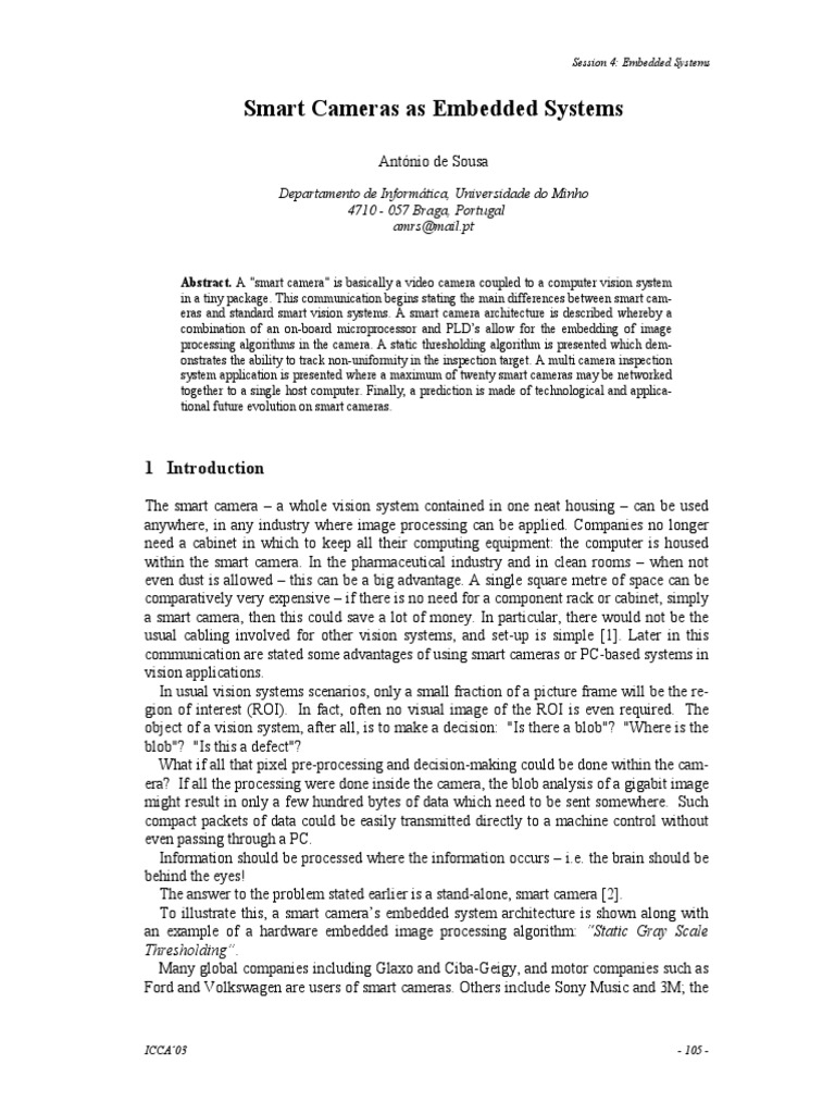 Smart Camera PDF | PDF