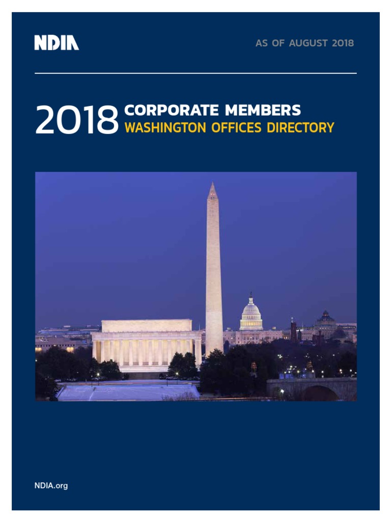 2018 Washington Directory Dec Ashx Pdf Business