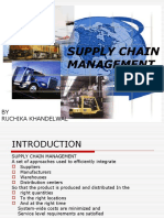 Supply Chain Management: BY Ruchika Khandelwal