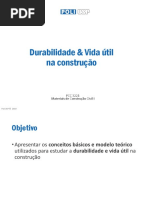 Durabilidade, vida útil na construção 2019