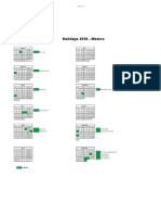 Calendario Estee 2020