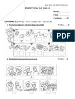 test diagnostyczny dla klasy 3