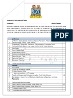 Lista Utiles 2020 Tercero