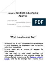 Income Tax Rate in Economic Analysis 2