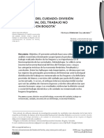 Economía del cuidado_ División social y sexual del trabajo no remunerado en Bogotá 