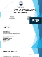Aquifer and Water Drive
