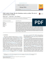 Public Opinion Change After The Fukushima Nuclear Accident