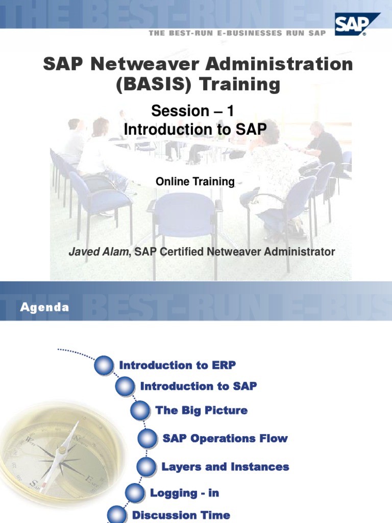 SAP Netweaver Administration (BASIS) Training Session 1 (Demo) | PDF ...