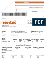 Pagamento de serviço móvel especializado da Nextel