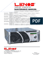 Elenos Equipment Use and Maintenance Manual