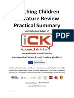 Ick Practical Summary Coaching Children Literature Review Final