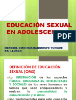 Educación Sexual en Adolescentes
