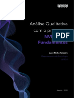 Análise Qualitativa Como Programa NVIVO 12: Fundamentos