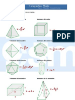 Volúmenes de Cuerpos Geométricos