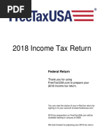 2018 Federal Income Tax Return PDF