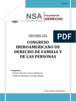 Congreso Iberoamericano de Derecho de Familia y de Las Personas