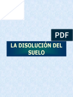 La Disolución Del Suelo