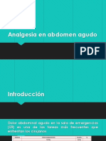 Analgesia en Abdomen Agudo