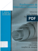 Matemática Elementar Vol 8 - Limites, Derivadas, Nocões de Integral