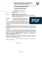 Informe 017 Informe de Obra