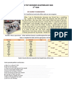 English Test December 2019 5to