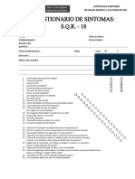 S.Q.R.-18 cuestionario síntomas salud mental Red Salud Tupac Amaru