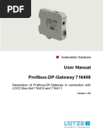 Profibus DP Gateway 716458 1.0 HB en PDF