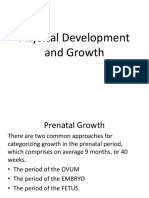 Physical Development and Growth