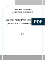 Master Program Academic Adminstration Guidlines 2018 PDF