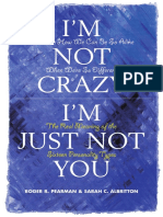I'm Not Crazy I'm Just Not You - Pearman PDF