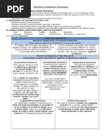 Pointers To Review For Practical Research