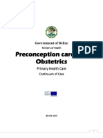 Preconception Care and Obstetrics