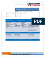 Project Appraisal and Impact Analysis