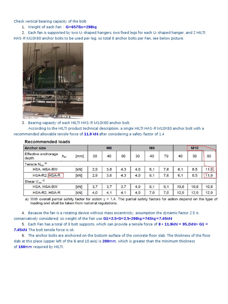 Calculation Sheet For Fans Installed Under The Ceiling PDF
