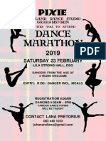 Dance Marathon Poster 2019