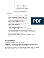 DOM Unit-5-Static Force Analysis (NW)